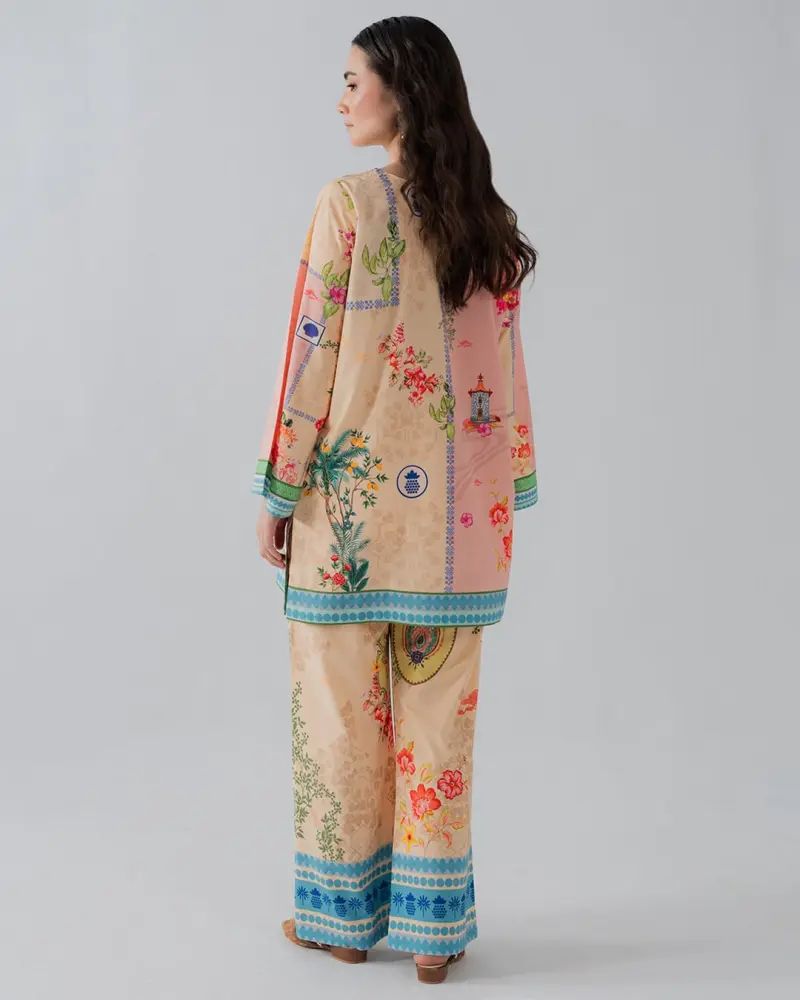 Cezé – Soft Peach Micro Silk 2-Piece Set
